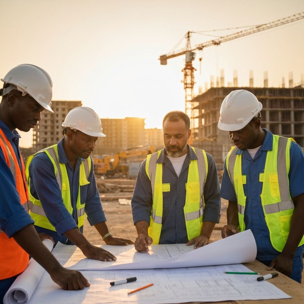 BuildRight team on site